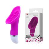 Claude Pretty Love - Vibrador Soft Touch Com Textura Estimuladora, 30 Funções Vibração Resistente à Água - 16,3 X 5,5c