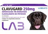 Clavugard 250 mg Antimicrobiano cães e gatos 10 comprimidos - Labgard