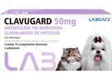 Clavugard 50 mg Antimicrobiano cães e gatos 10 comprimidos - Labgard