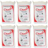 Clean Compressa De Gaze 13 Fios 200g (Kit C/06)
