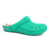Clog estampado feminino nellie 1317-114 - boa onda - pistache