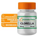 Clorella 400mg 90 Cápsulas - Extrato flora