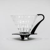 Coador de Café em Vidro Preto Hario V60-01