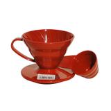 Coador Hario V60 Acrílico Vermelho Tamanho 01