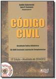 Codigo civil - acompanha cd-rom - atualizada ate 2 - Jurua
