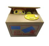 Cofre Cofrinho Gato Gatinho Ladrao Rouba Moedas Ref 1526 - Horizonte