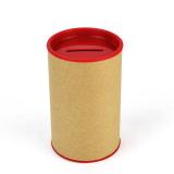 Cofrinho de papelão 10x6 cm vermelho - 10 unidades - Fabi brindes