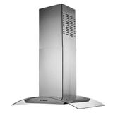 Coifa Cadence Ilha Gourmet Vidro Aço Inox 90cm 110V CFA500