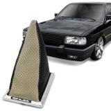 Coifa Câmbio Gol Saveiro Voyage G1 87 a 94 Preta e Bege Esportiva Tuning Shutt Com Base Cromada
