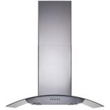 Coifa de Ilha Cadence Gourmet Vidro Curvo 90cm 127V