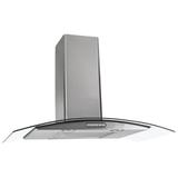 Coifa de Parede 80cm Vidro Curvo Slim Fogatti 220V
