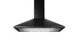 Coifa de Parede Brastemp 60 cm preta piramidal 4 bocas com Duplo Filtro - BAI60BE