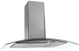 Coifa de Parede Depurador Vidro Curvo Inox 80cm 220v Fogatti