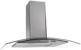 Coifa de Parede Depurador Vidro Curvo Inox 90cm 220v Fogatti