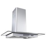 Coifa De Parede Em Vidro Reto Slim CVR 80cm Inox Fogatti