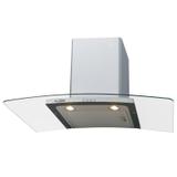 Coifa de parede fischer talent slim 90cm vidro