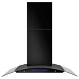 Coifa de Parede Gourmet Cadence Vidro Curvo 90cm Touch 127V