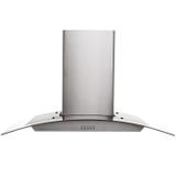 Coifa de Parede Gourmet Inox e Vidro 90Cm 3 Velocidades Exaustor e Depurador 127V Cadence