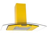 Coifa de Parede Nardelli 90cm com Vidro Curvo - 3 Velocidades Slim Yellow 220V