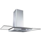 Coifa De Parede Nardelli 90cm em Vidro Reto Slim Aço Inox 110V