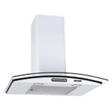 Coifa De Parede Slim Vidro CVC 60cm Branco Fogatti