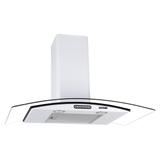 Coifa De Parede Slim Vidro CVC 80cm Branco Fogatti