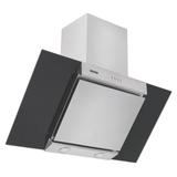 Coifa de Parede Tramontina New Vetro Wall Flat em Aço Inox e Vidro Temperado Preto 90 cm 220 V