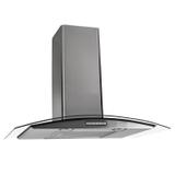 Coifa de Parede Vidro Curvo Duto Slim 70 cm Inox 220v - Fogatti eletrodomésticos