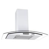 Coifa de Parede Vidro Curvo Duto Slim 80 cm 220v White - Fogatti eletrodomésticos