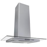 Coifa Ilha 75cm Vidro Reto Nardelli Inox