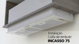 Coifa inox de embutir incasso 75 127v - Tramontina