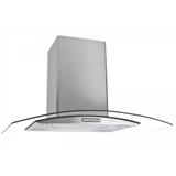 Coifa Nardelli Ilha Vidro Curvo Aço Inox 90cm 220V50011410