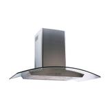 Coifa Parede 90cm Inox e Vidro Iluminação Led 220v - Agratto
