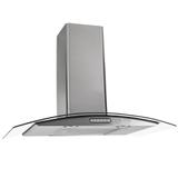 Coifa Parede CVC Slim Fogatti Vidro Curvo Inox 75cm 127V