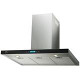 COIFA PAREDE FISCHER INFINITY 90CM VIDRO PRETO 22549 - 127v