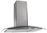 Coifa Parede Vidro Curvo Slim Inox 70cm - Fogatti - 110V