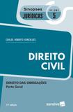 Col. Sinopses Jurídicas 5 Direito Civil - Direito das Obrigações Parte Geral - Saraiva