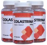 Colágeno Colastrina 60 cápsulas 400mg Kit com 3 Frascos - Vida natural