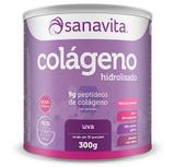 Colágeno Hidrolisado - Sanavita - Uva - 300g