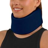 Colar cervical espuma reforco azul m salvape