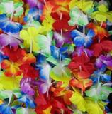 Colar Havaiano De Tecido Luxo Flores Fantasia Festas Formaturas - Brbrinq