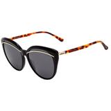 Colcci C0128 - Óculos De Sol Preto E Marrom Mesclado Brilho/