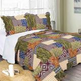 Colcha King Evoluition Patchwork Verdi 260 x 280cm Camesa