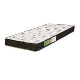 Colchão Espuma Solteiro 0,78x1,88 D20 Polar Branco / Preto