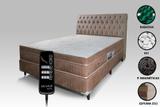 Colchão Magnético + Box com Massageador Casal Bege Escuro - Allmag