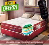 Colchão Magnético King Size Privilege Dream com Vibroterapia - Golddream
