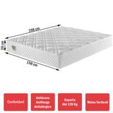 Colchão Queen Size Flex Charm Branco 26x158x198 - Ecoflex