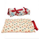 Colchonete Pet Cachorro Gato Picnic - Vermelho Bailarinas - Tili pet