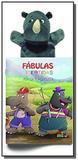 COLEcaO FÁBULAS DIVERTIDAS - RINO E POPOTE ( INCLUI FANTOCHE ) - Cedic bom bom books