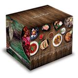 Coleção Folha Cozinhas do Mundo / 28 livros de 28 países do mundo + caixa box